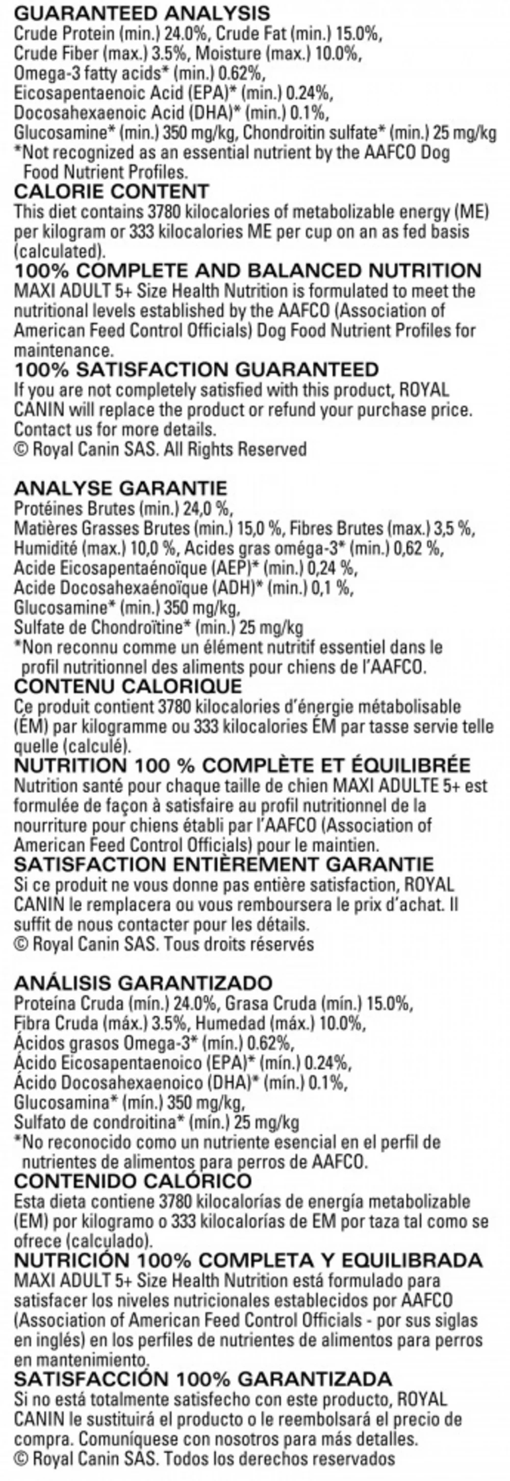 Royal Canin Size Health Nutrition Large Breed Adult Dry Dog Food - Image 9