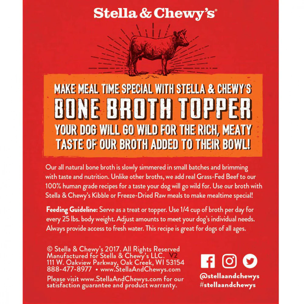 Stella & Chewy's Grass Fed Beef Broth Food Topper for Dogs - Image 4