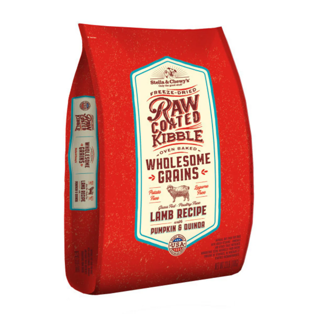 Stella & Chewy's Raw Coated Kibble With Wholesome Grains Grass Fed Lamb Recipe Dry Dog Food - Image 6