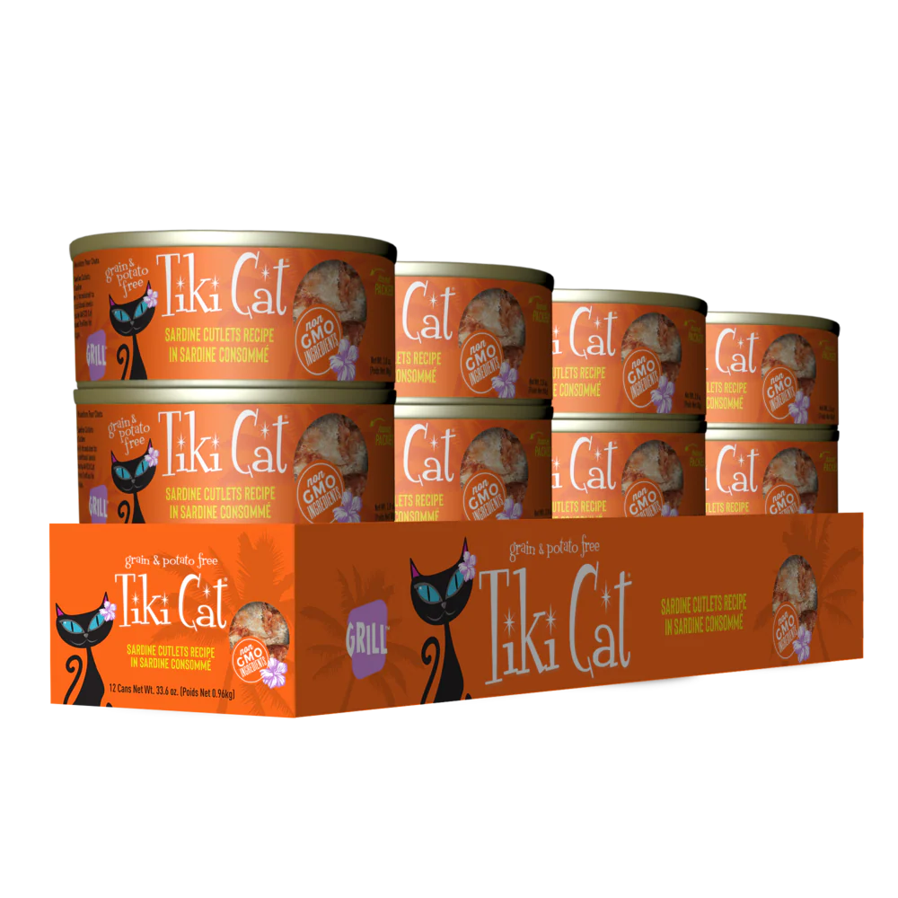 Tiki Cat Grill Grain Free Sardine Cutlets Canned Cat Food - Image 2