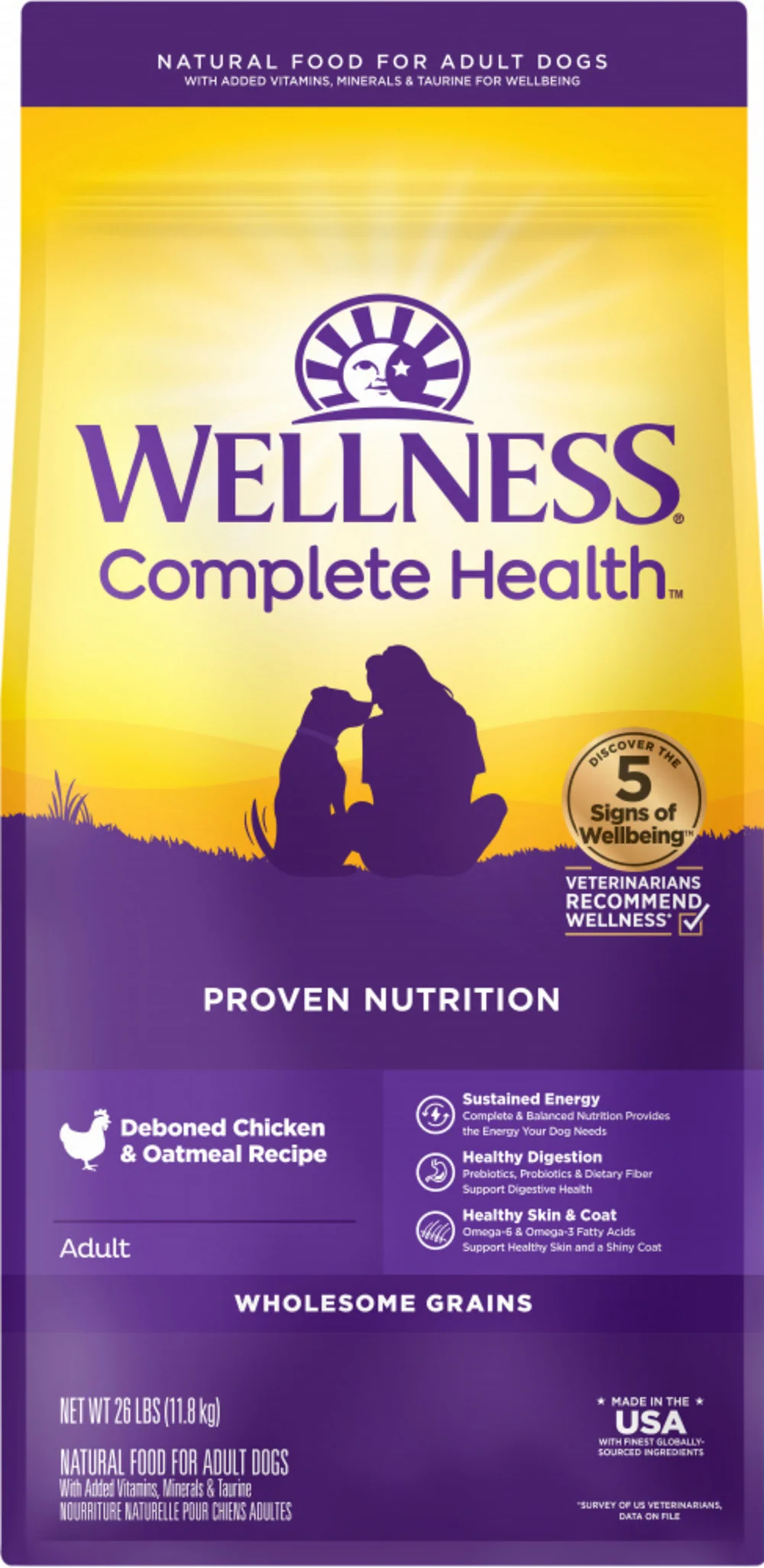 Wellness Complete Health Natural Chicken Recipe Dry Dog Food - Image 11
