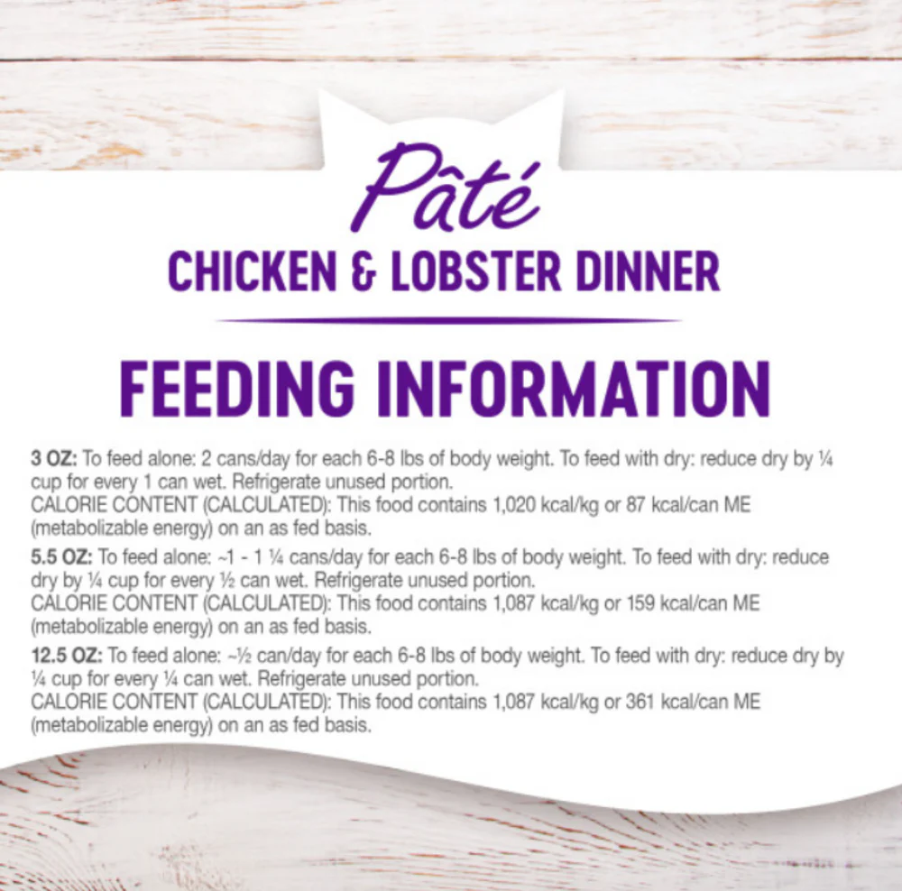 Wellness Complete Health Natural Grain Free Chicken and Lobster Pate Wet Canned Cat Food - Image 3
