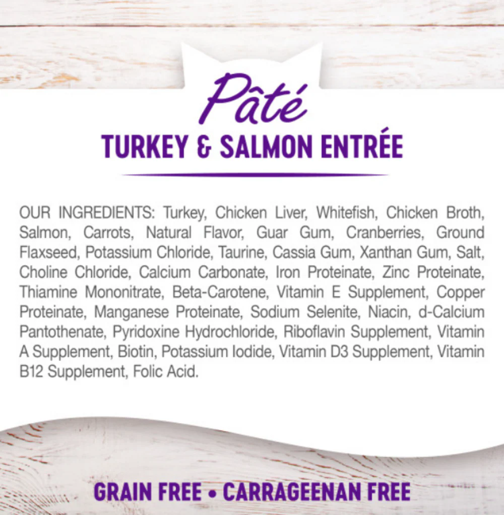 Wellness Complete Health Natural Grain Free Turkey and Salmon Pate Wet Canned Cat Food - Image 5