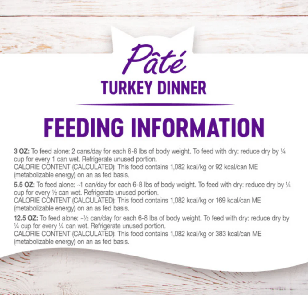 Wellness Complete Health Natural Grain Free Turkey Pate Wet Canned Cat Food - Image 3