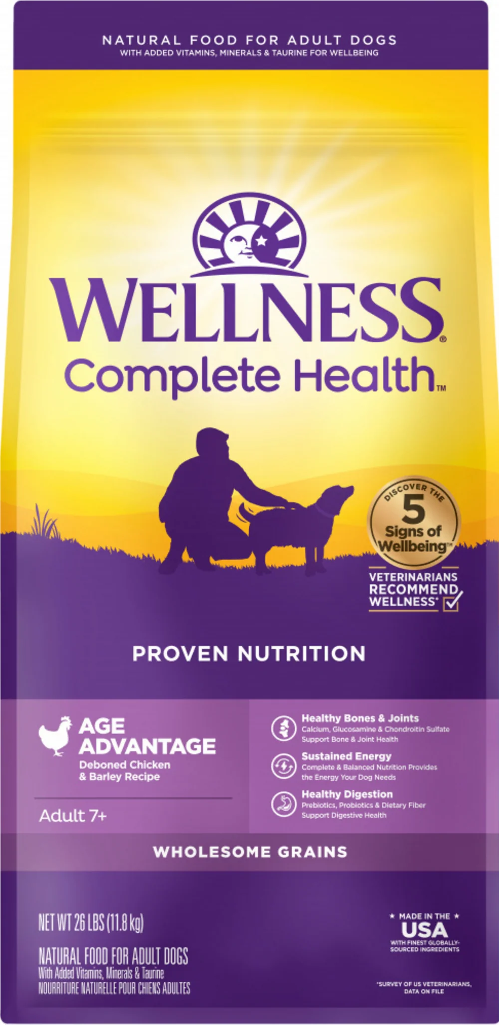 Wellness Complete Health Natural Senior Health Chicken Recipe Dry Dog Food - Image 10