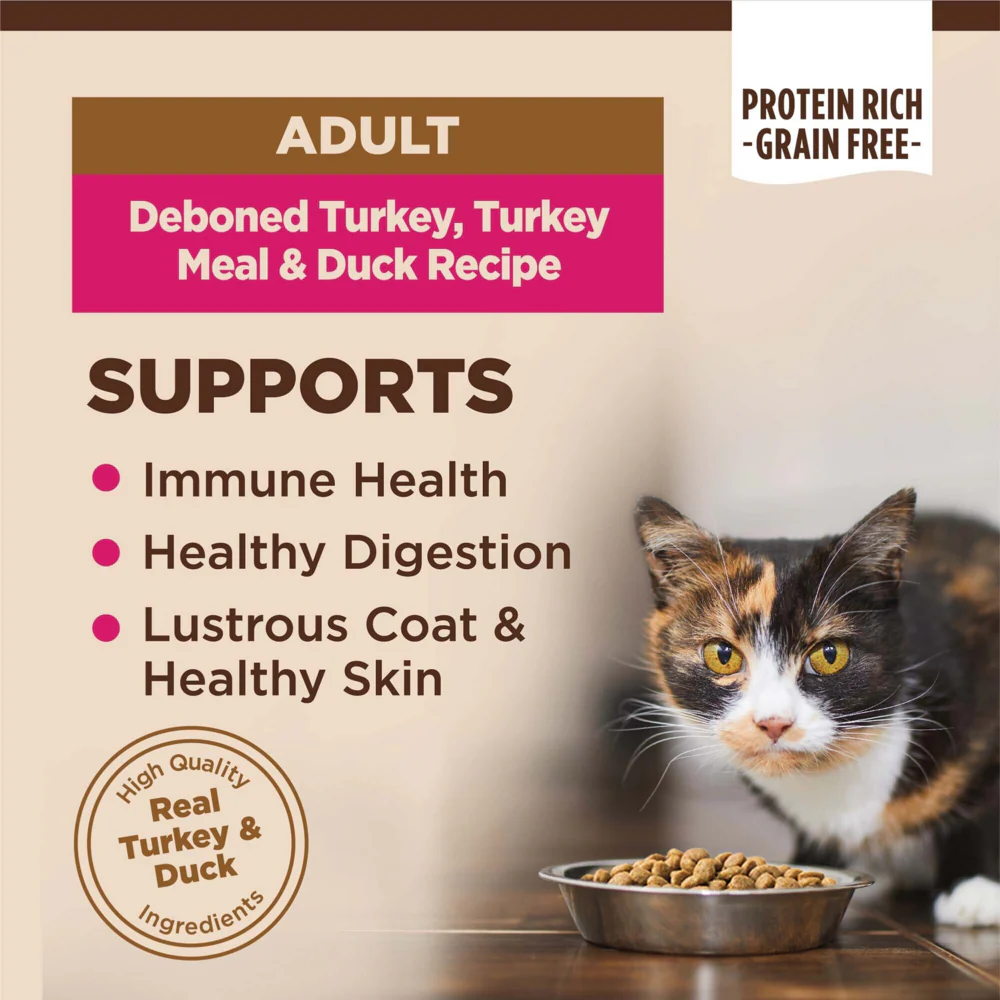 Wellness CORE Grain Free Natural Turkey, Turkey Meal, and Duck Dry Cat Food - Image 5