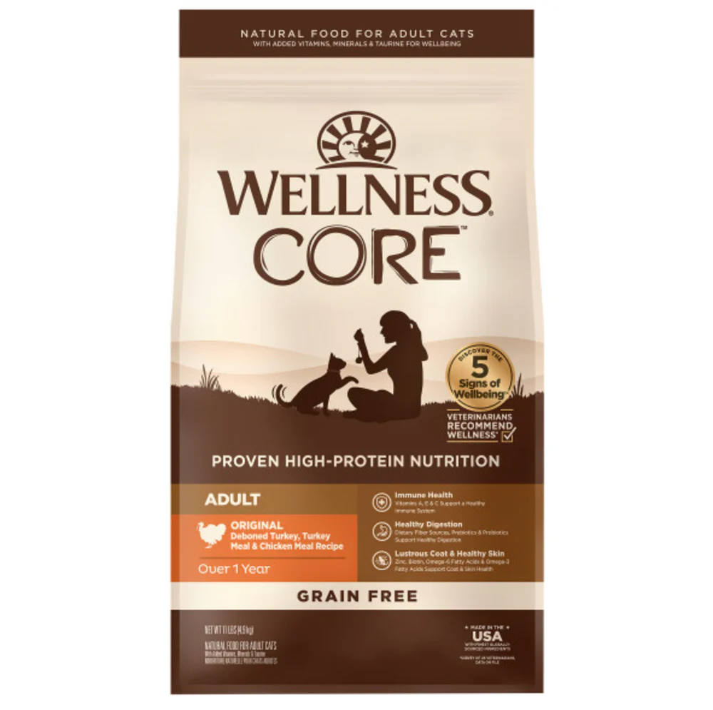 Wellness CORE Natural Grain Free Original Formula Recipe Dry Cat Food - Image 3