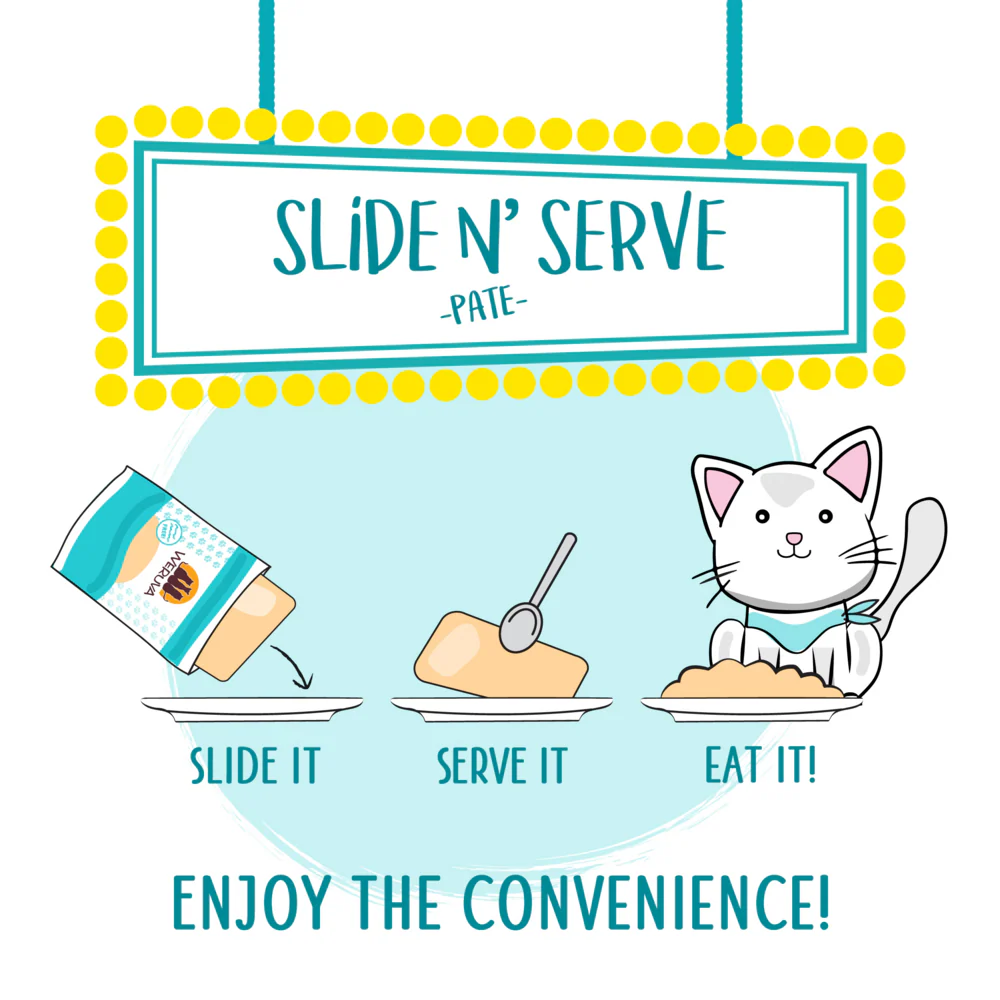 Weruva Slide N' Serve Grain Free Jeopurrdy Licious Chicken Dinner Wet Cat Food Pouch - Image 3